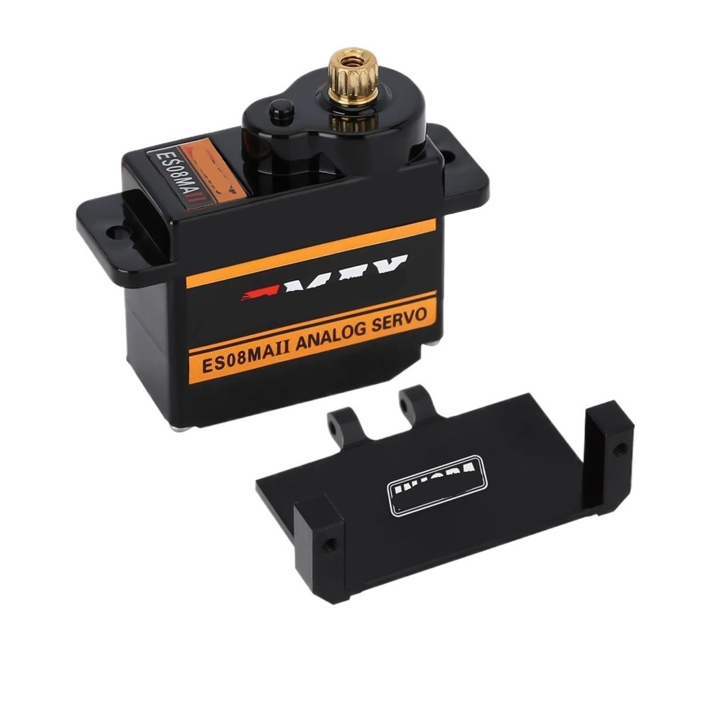 1 ES08MA II Analog servo Bracket and Speaker(Servo with Mount)