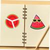 Angoily 50Pcs Watermelon Stickers for Summer Parties Vibrant Self Adhesive Watermelon Decorations for Birthday Beach and Tropical Theme Events Easy to Use Fade Resistant view 3