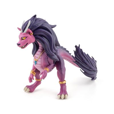 Papo Sakura Dragon Figure for Children from 3 Years - Hand-Painted Magic Creature in Pink, Purple & White - Fantasy Figure from the Enchanted World - Toy for Girls & Boys - 39212