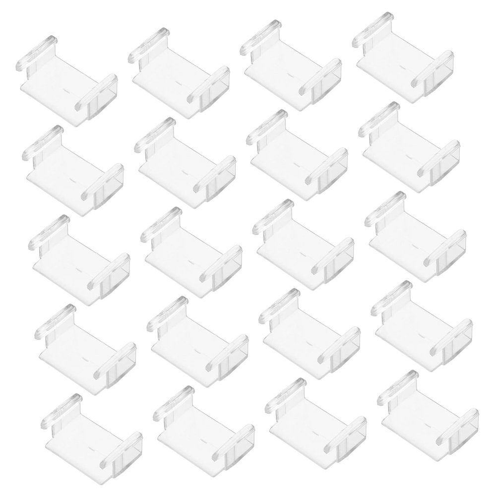 LIOOBO 20pcs Track Stabilizer Clips for Plastic Fasteners for Train Tracks Ensuring Secure Connections and Effortless Assembly for Creative Play