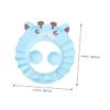 2pcs Adjustable Waterproof Ear Protection Shampoo Caps for Kids EVA Bathing Shower Hat Set for Children and Toddlers for Bath Time view 2