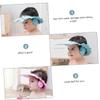 2pcs Adjustable Waterproof Ear Protection Shampoo Caps for Kids EVA Bathing Shower Hat Set for Children and Toddlers for Bath Time view 3