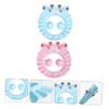 2pcs Adjustable Waterproof Ear Protection Shampoo Caps for Kids EVA Bathing Shower Hat Set for Children and Toddlers for Bath Time view 4