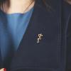 SUPVOX 10pcs Jewelry Wand Brooch Label Pin Pin Medicine Snake Caduceus Nursing Present Backpack Lapel For Doctor Nurse Golden view 4
