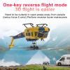 Authticar RC Helicopter, 1:48 Scale UH-1 Huey Military Helicopter with 6CH Single Propeller Aileronless, 6 axis Gyro Stabilization, Altitude Holding, One Key Function (2 Batteries) view 4