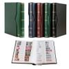 Prophila Collection 64 White Split Pages Stamp Album Padded with Cassette Green view 1
