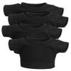 BRIGHTFUFU 4Pcs Short Sleeve Bear Shirts for Stuffed Animals Fashionable Doll T Shirts Machine Washable Versatile Sizing Knitted for Bear Doll Costumes view 1