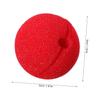 Healeved 50Pcs Red Sponge Clown Noses for Halloween Cosplay Costume Party Carnival Lightweight and Comfortable Party Supply Prop for Masquerade Events view 2