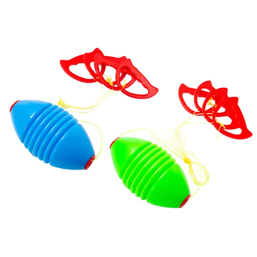 HOOTNEE 2Pcs Pulling Balls Double Player Gym Ball Random Color Sports Game for Aged and Up Boost Family Bonding Promote Fitness
