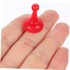 Abaodam 32pcs Flying Chess Board Game Pieces Plastic Game Pawns Replacement Chess Bright Colors for Easy Identification view 4