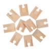 BESPORTBLE 10pcs Wooden Train Track Accessories Compatible Train Straight Track Series Educational Toy for Boys and Girls Model Railway Scene Building view 1