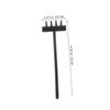 Yardwe 12pcs Mini Sand Rake Set for Boys and Girls Colorful Plastic Gardening Tools Small Lightweight Rakes for Zen Garden Beach Play and Sandbox Fun view 2