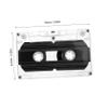 HOOTNEE 4pcs Blank Cassette Tapes for 30-Minute Audio Recording with Individual Plastic Cases for Music and Speech Retro DIY Party Favors view 2