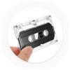 HOOTNEE 4pcs Blank Cassette Tapes for 30-Minute Audio Recording with Individual Plastic Cases for Music and Speech Retro DIY Party Favors view 3