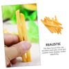 HOOTNEE 10pcs Lifelike Fake French Fries Model for Party Decoration Food Simulation Props Realistic Artificial French Fry Display for Home and Kitchen view 4