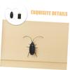 HEMOTON 4pcs Solar Powered Insect Realistic Simulation Bugs for Science Experiments Interactive Learning Solar Energy Models for Indoor and Outdoor Fun view 3