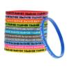 BESTonZON 12pcs Silicone Material Multiplication Formula Bracelet Comfortable Elastic Bangle for Teens Wrist Decoration view 1