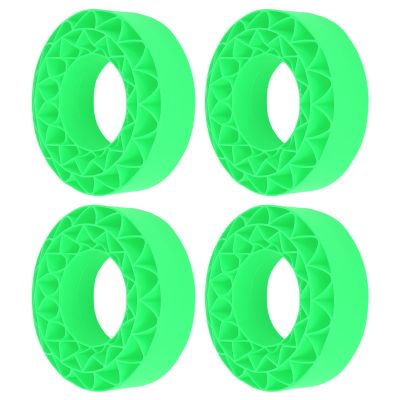 Drfeify Silicone Tire Inserts for SCX10 III, 1.9 Inch, 4 Pieces, Green