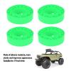 Drfeify Silicone Tire Inserts for SCX10 III, 1.9 Inch, 4 Pieces, Green view 4