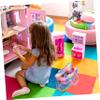 ibasenice Portable Pouch Handbag for Dress up Dolls Multi-Function Storage Bag Unicorn Design view 3