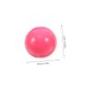 Luxshiny 100pcs 20mm Hollow Plastic Counting Balls Colorful Track Balls for Elementary Math Games and Probability Learning for Pits and Machines view 2