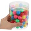 Luxshiny 100pcs 20mm Hollow Plastic Counting Balls Colorful Track Balls for Elementary Math Games and Probability Learning for Pits and Machines view 3