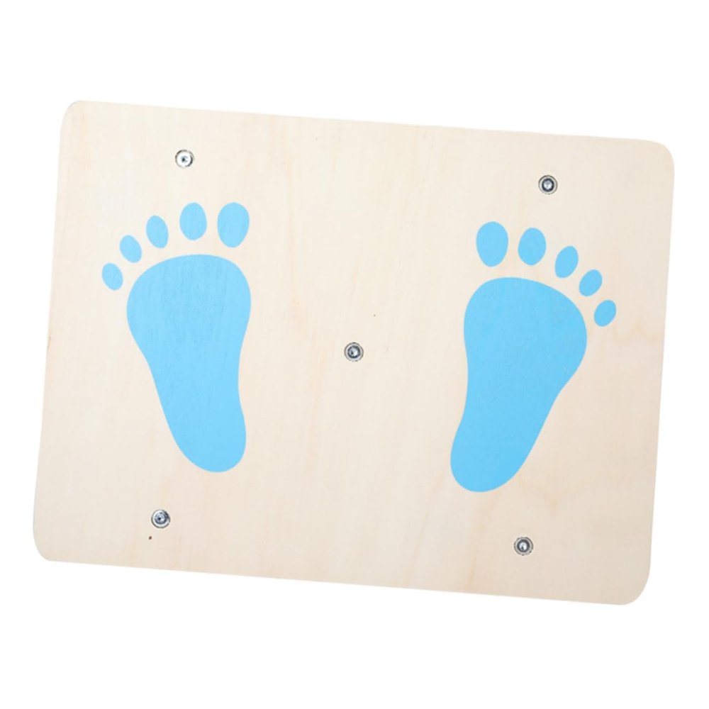 Mipcase Wooden Balance Board Toy for Kids Balance Training Platform Fun Wobble Board for Boys and Girls Preschool Teaching Aid for Stability and Coordination