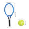 ERINGOGO 4Sets Mini Tennis Racket Set Dollhouse Tennis Kit with Keychain Balls for Sports Decor Tennis Lovers view 2