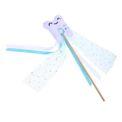 FELTECHELECTR Fairy Wand for Kids 3D Tooth Fairy Stick Enchanting Party Prop for Dress Up and Role Play for Halloween and Birthday Celebrations