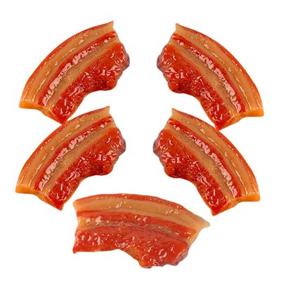 Hohopeti Realistic Marbled Meat Model for Kitchen Decor 5pcs Artificial Food Props for Pretend Play and Photography Lifelike Simulated Meat Decoration for Home and Party