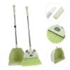 HAKIDZEL Handheld Boys and Girls Broom and Dustpan Set Small Broom Dustpan Set Mini Cleaning Kit for Boys and Girls Kitchen Computer view 3