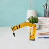 Menolana Simulation Crane Model Accessories,Sturdy DIY Assembly Craft Construction Toy for DIY RC Boat Electric Ship for Children Boys view 2