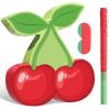 Capoda Cherry Piata for Kids Valentine's Day Green Bow Berry Piata Games with Stick Blindfold Shes The Cherry On Top Baby Shower Girls Decorations Fruit Valentines Birthday Party Supplies