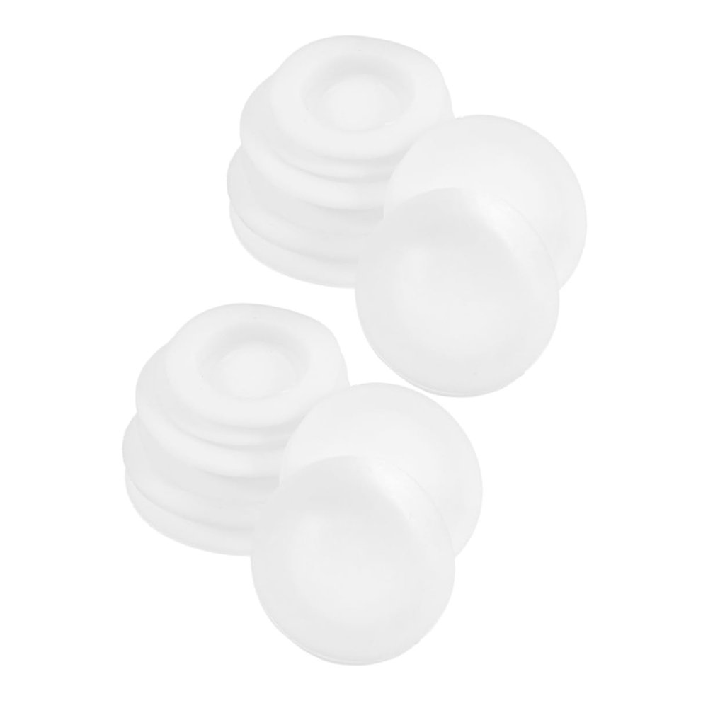 CIYODO 10pcs Rubber Piggy Bank Replacement Plug for Coin Box Universal White Sealing Stoppers for Savings Suitable for Age Groups for Home Office Use