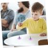 WHAMVOX Copper Gyro Toy for Kids Adults Stress Relief Top Portable 3.5-Inch Spinning Toy Fun Pressure Relief Game Suitable for Tabletop Travel view 3