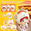 Kigurumi Cap for Stuffed Animals, Bear & Fried Eggs, for 3.9 inches (10 cm), Sewing Clothes, Kigurumi, Accessories, Geek Search, Doll, Mascot, Kpopdoll Costume view 2