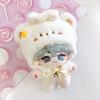 Kigurumi Cap for Stuffed Animals, Bear & Fried Eggs, for 3.9 inches (10 cm), Sewing Clothes, Kigurumi, Accessories, Geek Search, Doll, Mascot, Kpopdoll Costume view 3