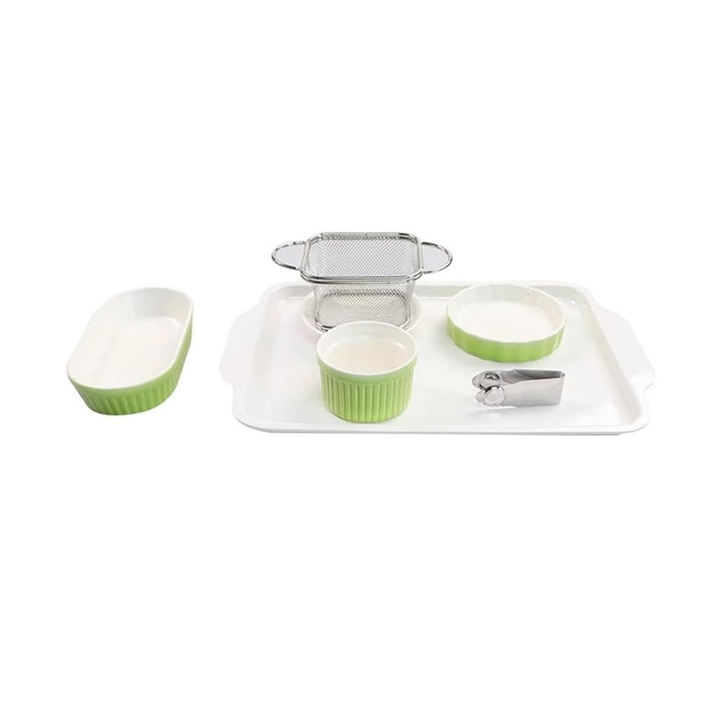 LLTCMAOYI Montessori Kitchen Fruit Cleaning Work Set, Early Education Life Materials