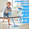 BLAXTEM 4-in-1 Kids Toy Vacuum That Works with Suction, Electric Toy Toddler Vacuum Cleaner for Children Ages 3 4 5 6+ Boys & Girls,Toddlers Toys Cleaning Set for Pretend Play (Light Blue) view 2
