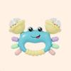 HAOHAOSHUA Baby Crab Rattle Toy - ABS Material, Handheld Crab Shaped Toy for Infants, Early Education Grip & Smart Toy for Newborn Boys and Girls(345A) (Blue) view 4
