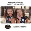 FOREDOM Rechargeable Walkie Talkies for Kids Walkie Talkies Long Range for Boy & Girl Age 3 to 12 Year Old Birthday Toys with Flashlight, 2 Pack view 3