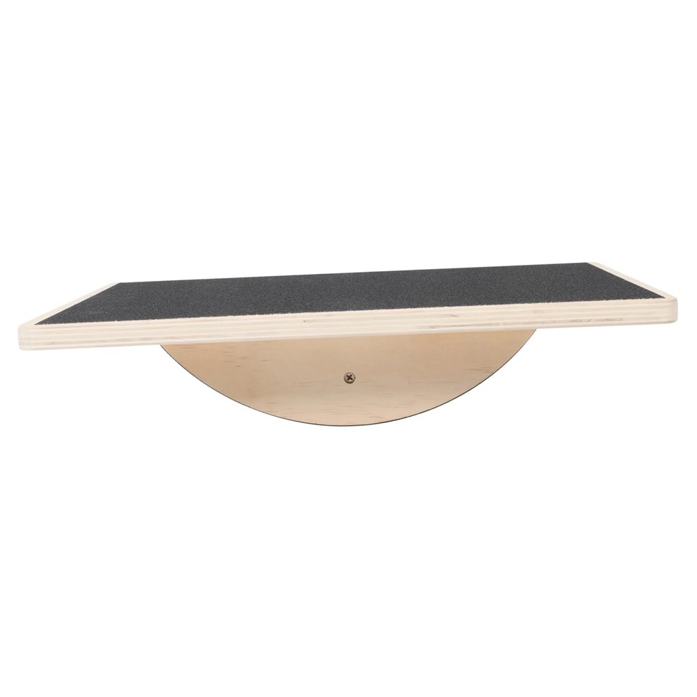 GOOHOCHY Solid Wooden Balance Board for Adults Slip Design for Yoga and Fitness Training Wobble Board for Stability and Core Exercises