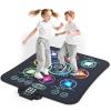 JOYCUDDLE Upgraded Dance Mat Toys for Kids 3-12 Years, Electronic Dance Pad with Light-Up 9-LED Buttons, 3 Game Modes, Adjustable 7-Level Volume, Toys for Girls and Boys view 1