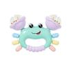 Baby Crab Rattle Toy - ABS Material, Handheld Crab Shaped Toy for Infants, Early Education Grip & Smart Toy for Newborn Boys and Girls(345A) (Green) view 1