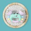 Baby Crab Rattle Toy - ABS Material, Handheld Crab Shaped Toy for Infants, Early Education Grip & Smart Toy for Newborn Boys and Girls(345A) (Green) view 3