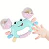 Baby Crab Rattle Toy - ABS Material, Handheld Crab Shaped Toy for Infants, Early Education Grip & Smart Toy for Newborn Boys and Girls(345A) (Green) view 4