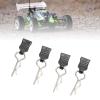 Fuchooky RC Car Body Clips with Pull Tabs, Easy Install Secure Fit, 4-Pack Replacement Pins Compatible with 124008 124010 124006 144016 144018 RC Cars view 4