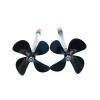 1 Pairs 4mm Boat Shaft Drive Shaft with Left and Right 4 Blades Propeller +Brass Coupler for Rc Baits Fishing Boat Trawler Boat(L15cm-4x3.17mm) view 1