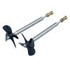 1 Pairs 4mm Boat Shaft Drive Shaft with Left and Right 4 Blades Propeller +Brass Coupler for Rc Baits Fishing Boat Trawler Boat(L15cm-4x3.17mm) view 4