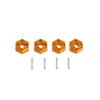 18101 18102 Metal Upgrade Parts Compatible with 1 18 Scale RC Car Compatible with Front Rear Arm Steering Cup Shock Tower Body Post Link Rod Accessories(SCY-G-13) view 1